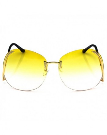 Rimless sunglasses