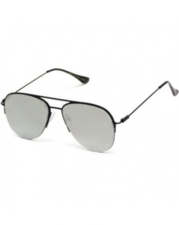 Semi-rimless sunglasses