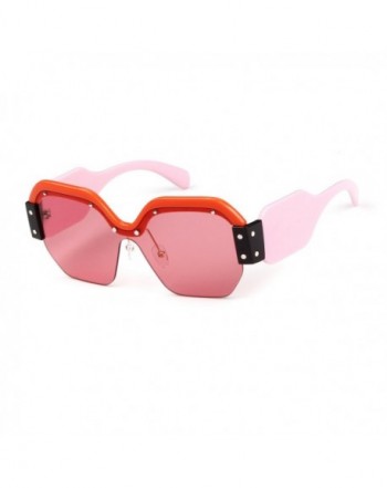 Oversized Sunglasses Rimless Designer Glasses