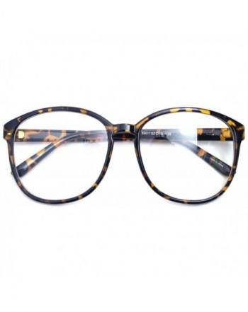 Oversized Rimmed Glasses Prescription Leopard