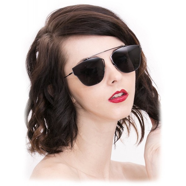 O2 Mirrored semi rimless Sunglasses Lightweight