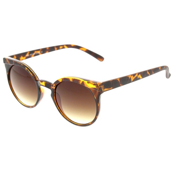 zeroUV Fashion Sunglasses Keyhole Tortoise