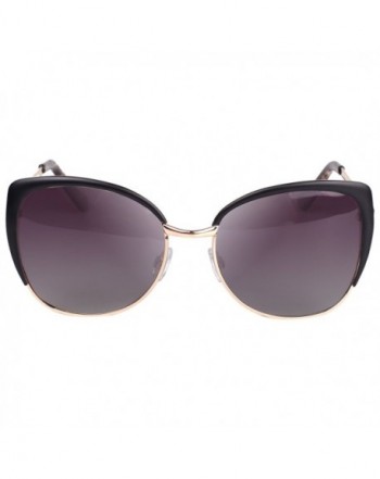 Semi-rimless sunglasses