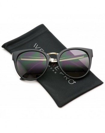 Pointed Fashion Metal Mirrored Sunglasses