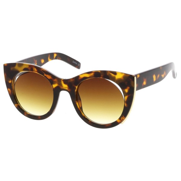 sunglassLA Womens Oversize Sunglasses Tortoise