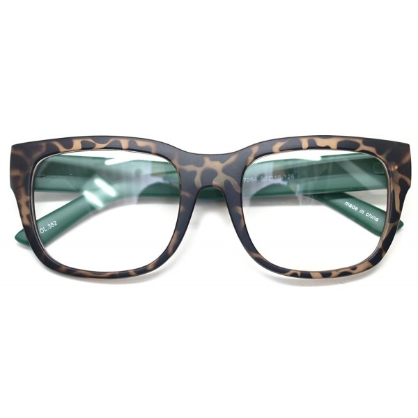 Glasses Classic Oversized Spectacles Leopard