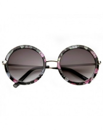 zeroUV Womens Oversized Sunglasses Silver Pink