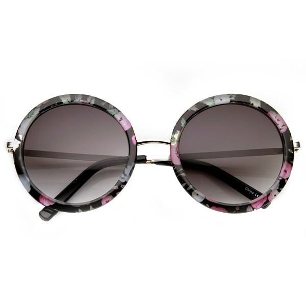 zeroUV Womens Oversized Sunglasses Silver Pink