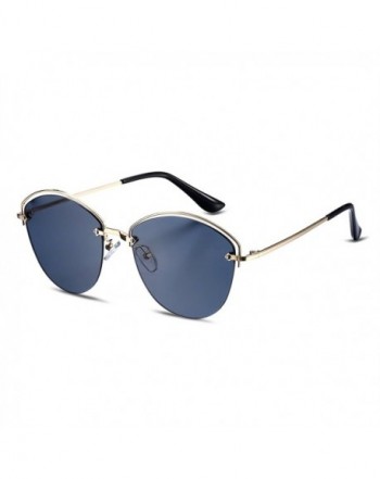 Rimless Polarized Sunglasses Copper Mirrored